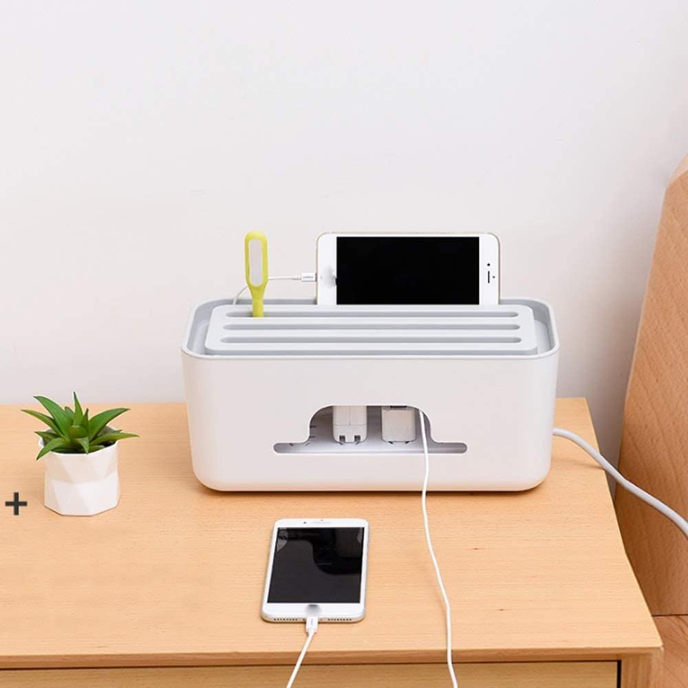 Cable Organizer Box with Mobile Stand