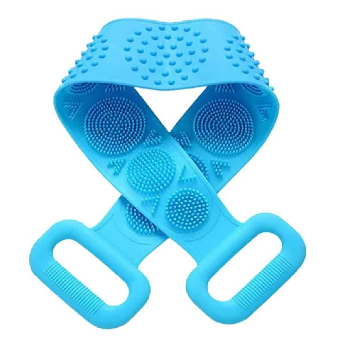 Body Scrubber Belt | Double-Sided Exfoliating Back Scrubber with Handles