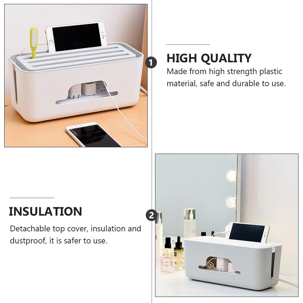 Cable Organizer Box with Mobile Stand