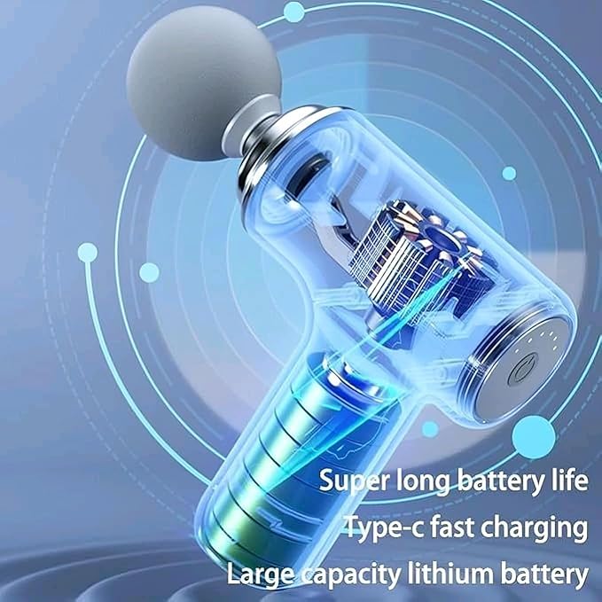 Portable Deep Tissue Massage Gun | Muscle Recovery Massager for Neck, Back & Body