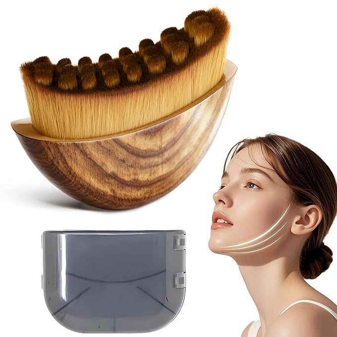 Premium Soft Bristle Face Cleaning Brush | Gentle Deep Cleansing Facial Brush for All Skin Types