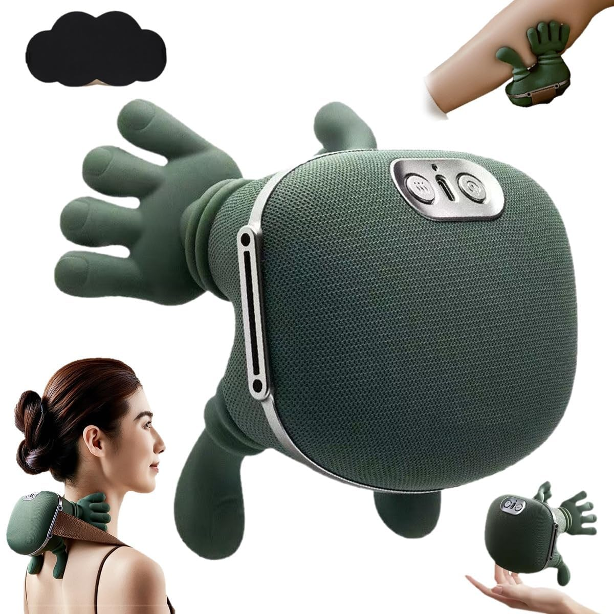 Bionic Heated Neck and Back Massager with 4D Shiatsu and Heat Therapy