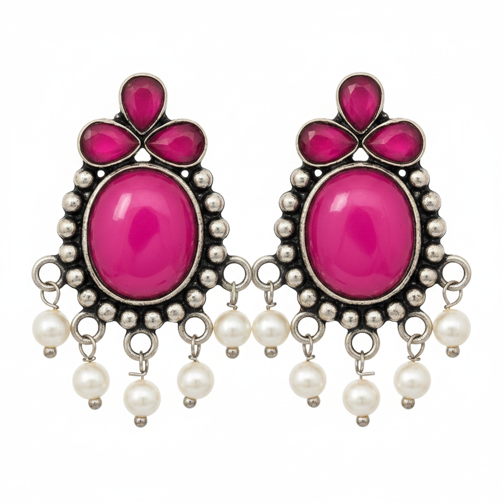 Pink Earrings
